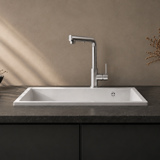 Single Handle Pull-Out Kitchen Faucet iKON-KFB1051A