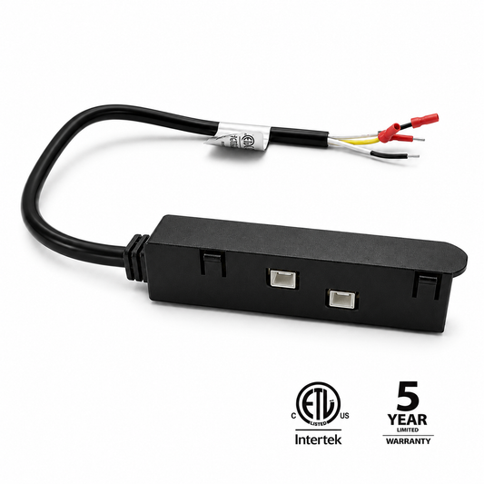 48V Magnetic Track Lighting Connector iKON-MAG-P