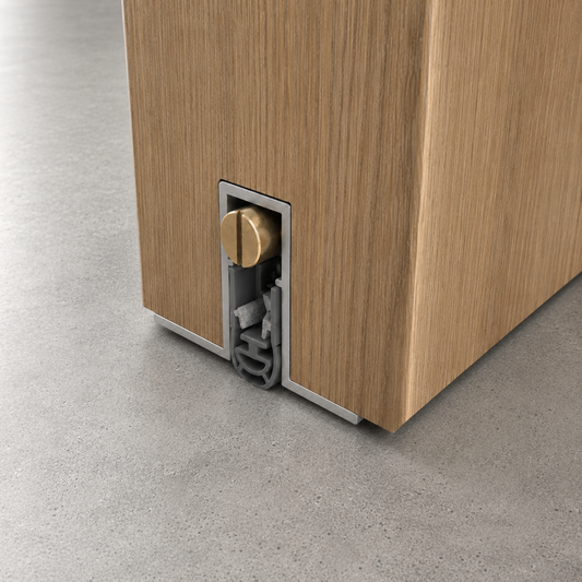 Automatic Drop-Down Door Bottom Seal – Heavy-Duty Neoprene Soundproofing & Weather Strip iKON-L6053