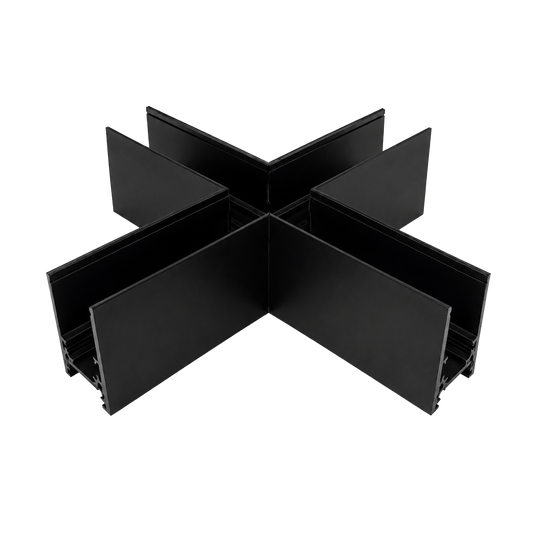 X-shaped track connector iKON-MAG-CX-2