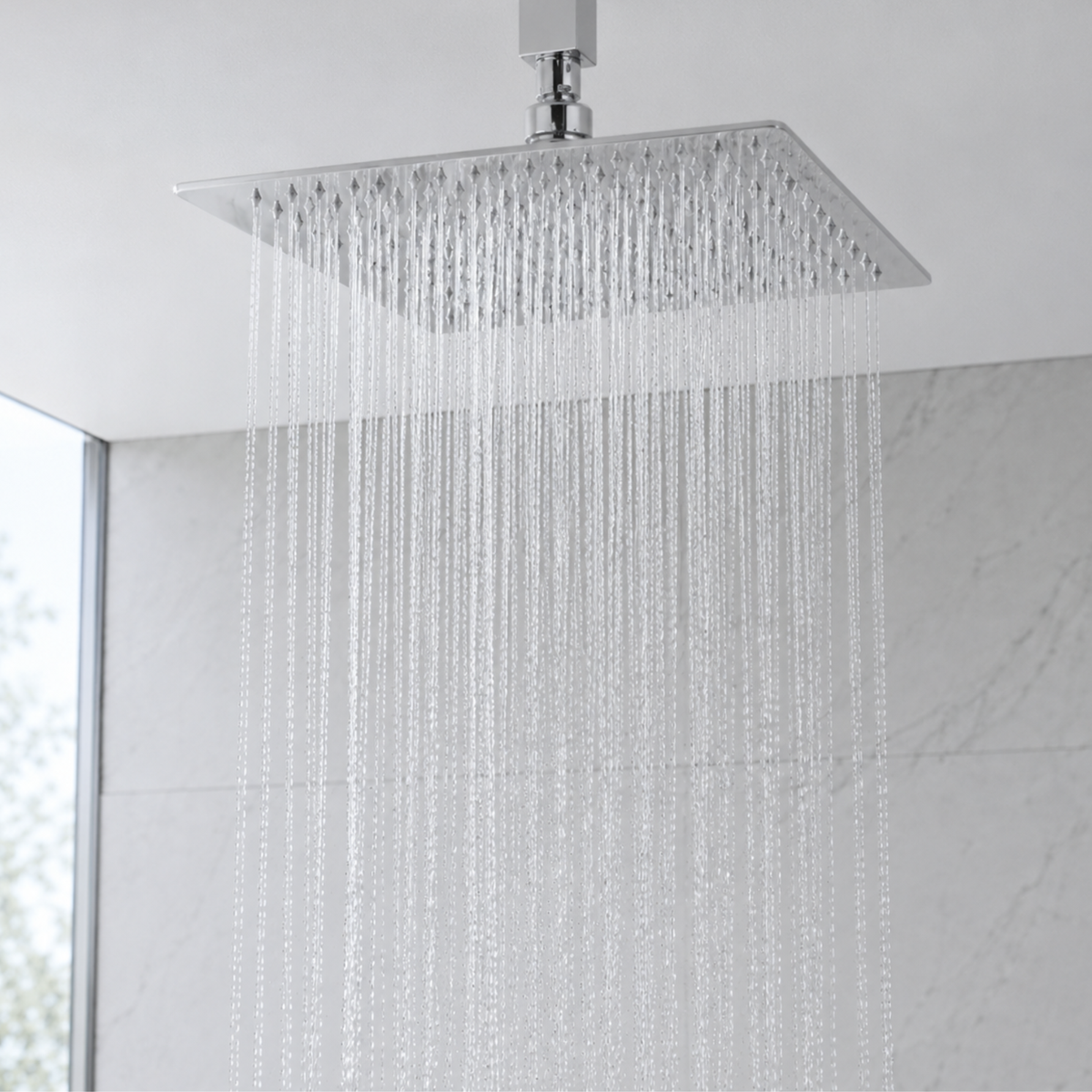 Ultra-Thin Square Overhead Rain Shower iKON-SHA1201