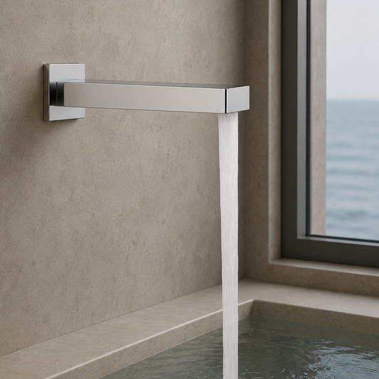 Wall-Mounted Square Bathtub Spout iKON-BS0100