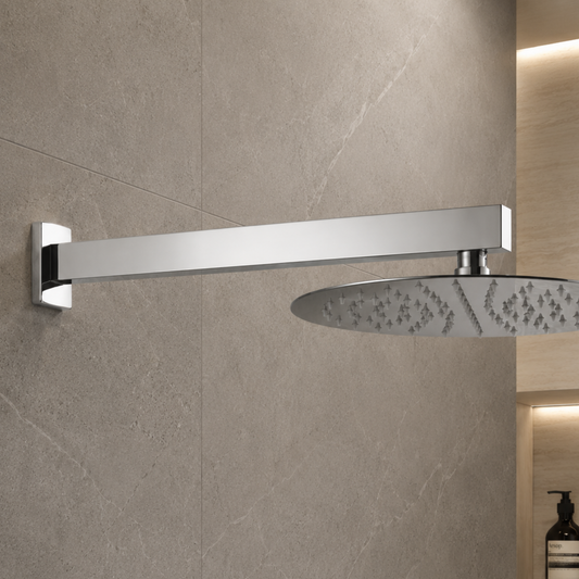 Solid Brass Square Straight Wall-Mounted Shower Arm iKON-SSA4004