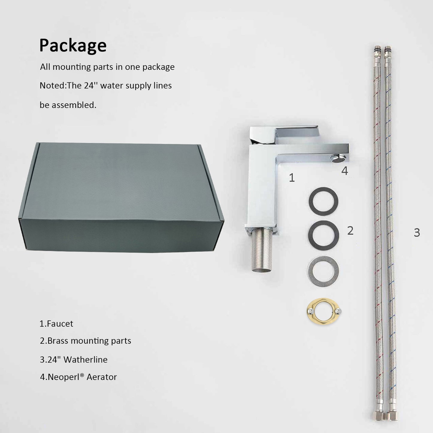 Single Handle Bathroom Faucet iKON-AB000000