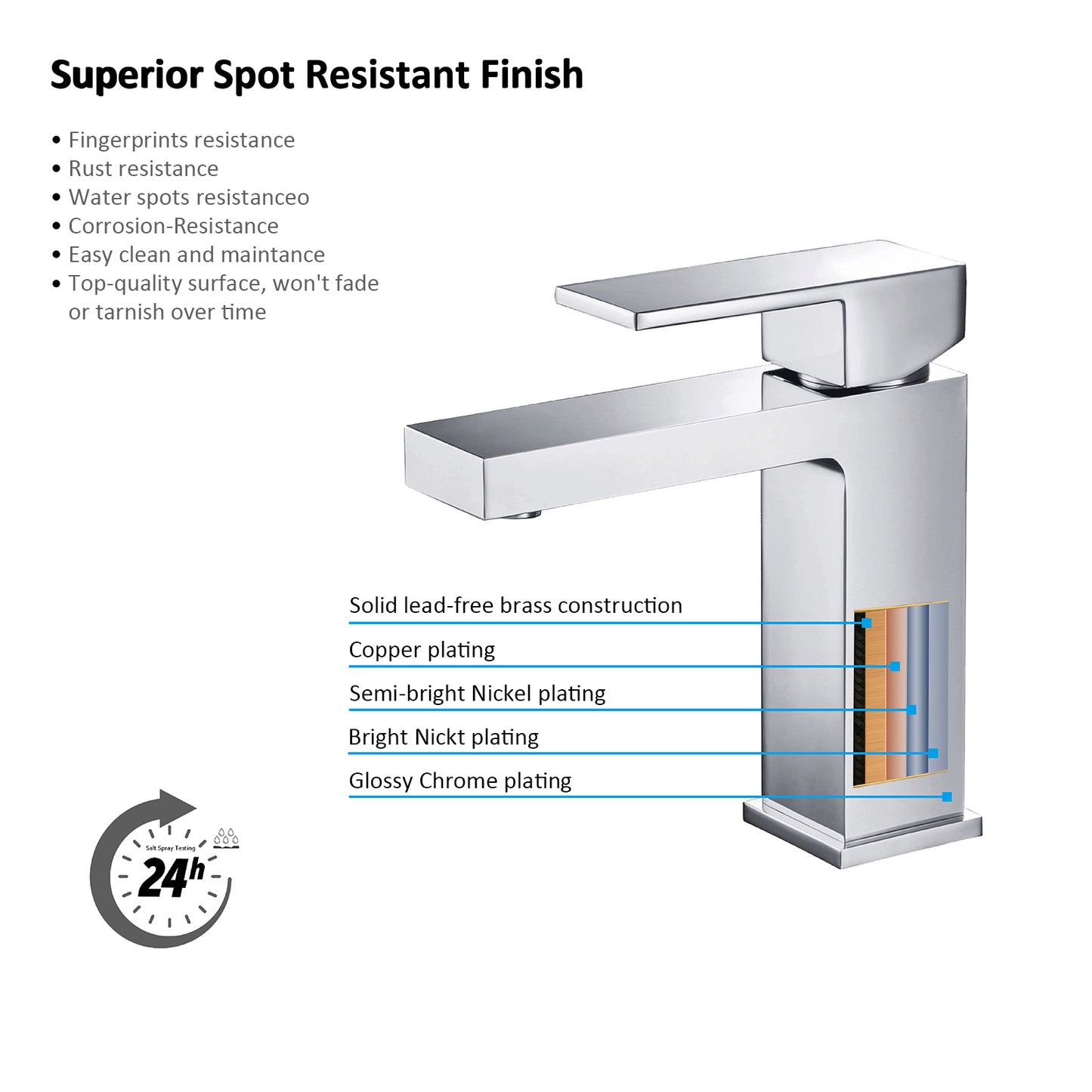 Single Handle Bathroom Faucet iKON-AB000000
