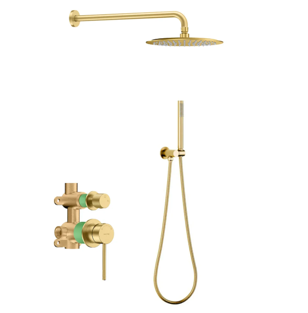 Circular Modern Concealed Wall-Mounted Shower System iKON-AB302004