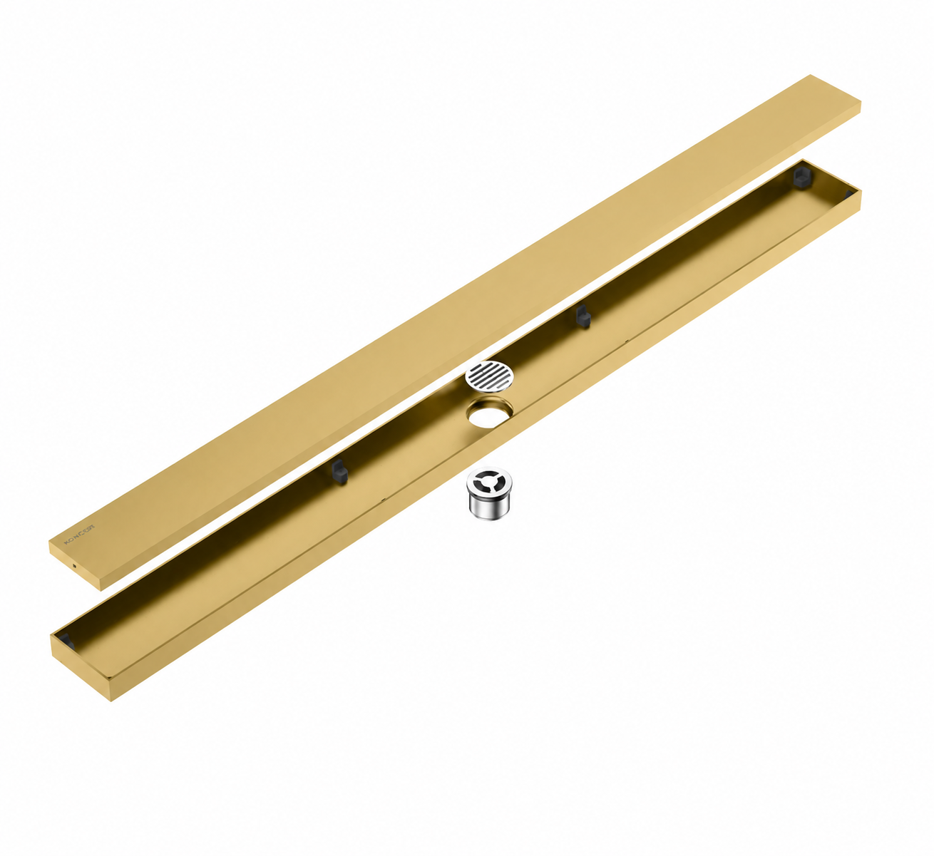 Linear Shower Drain with Anti-Odor Core iKON-BFD21012