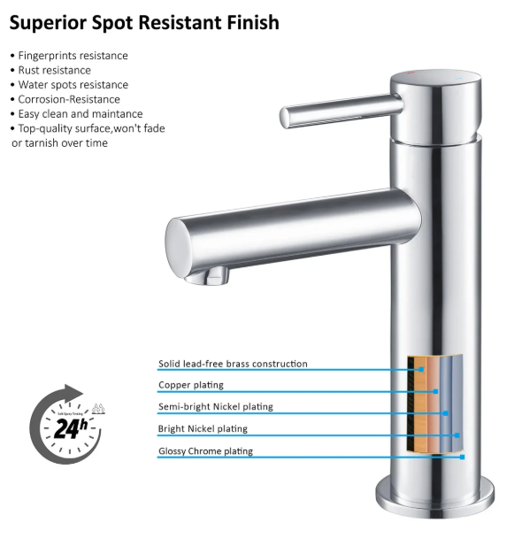 Single Handle Bathroom Faucet iKON-AB000005