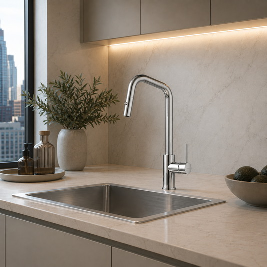 Pull-Down Kitchen Faucet iKON-KFB1059C