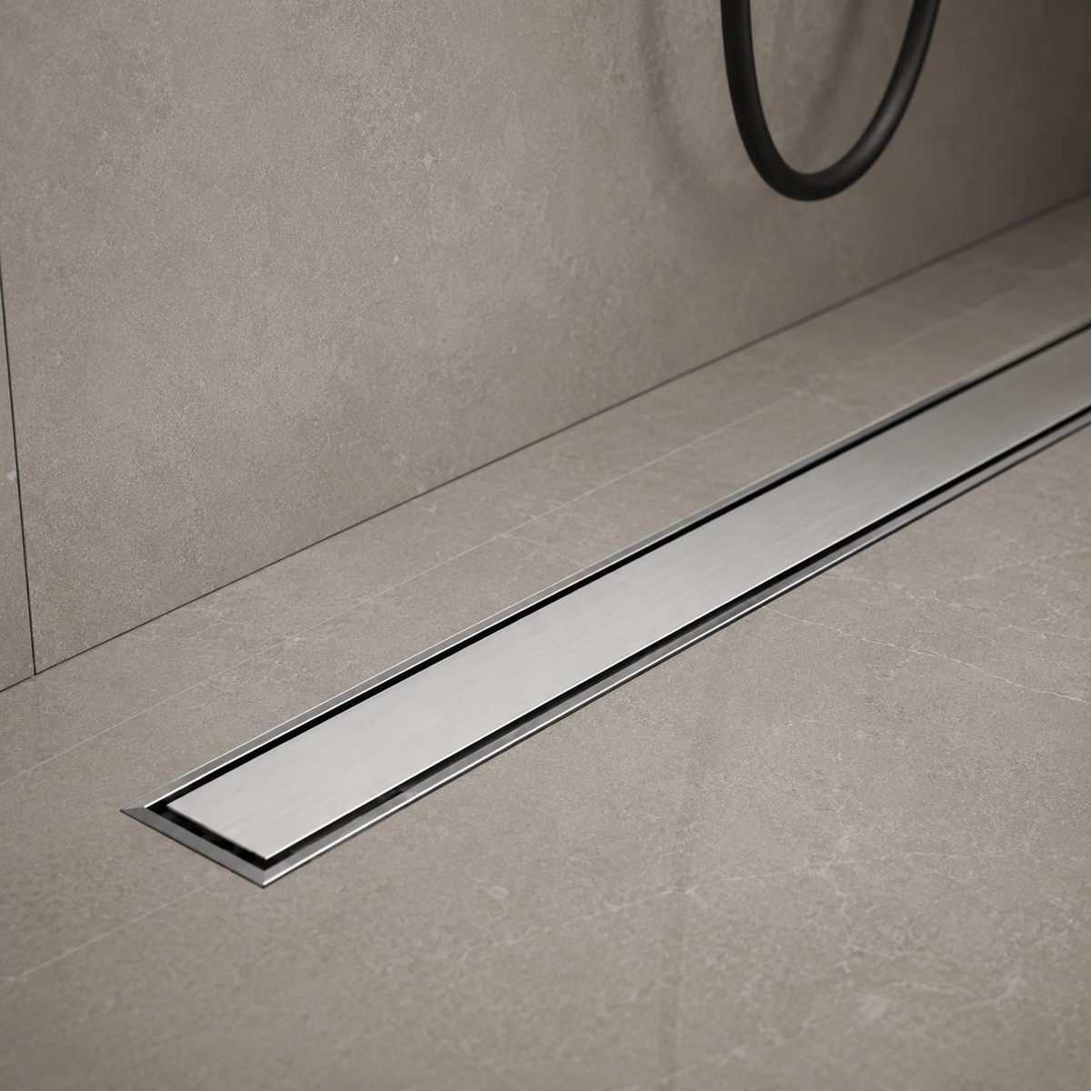 Linear Shower Drain with Anti-Odor Core iKON-BFD21012