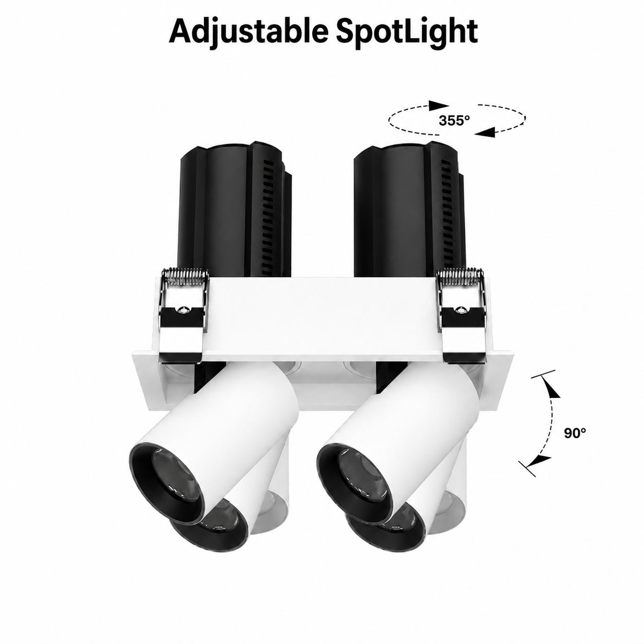 Double Square Trimmed iKON-DL02-10W-2ST