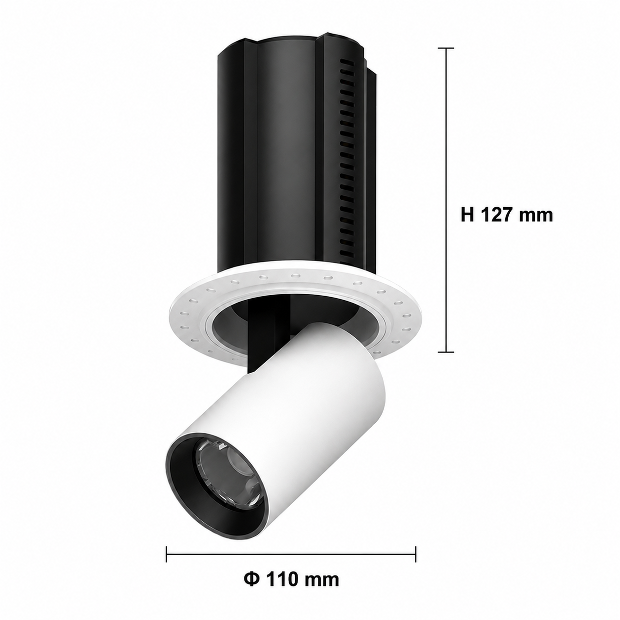 Round Trimless stretchable spotlight iKON-DL02-12W-RTL