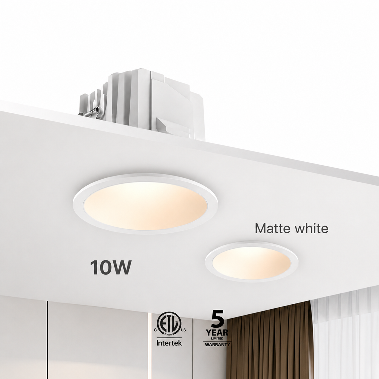 Round Trimled iKON-DL03-10W-RT Downlight