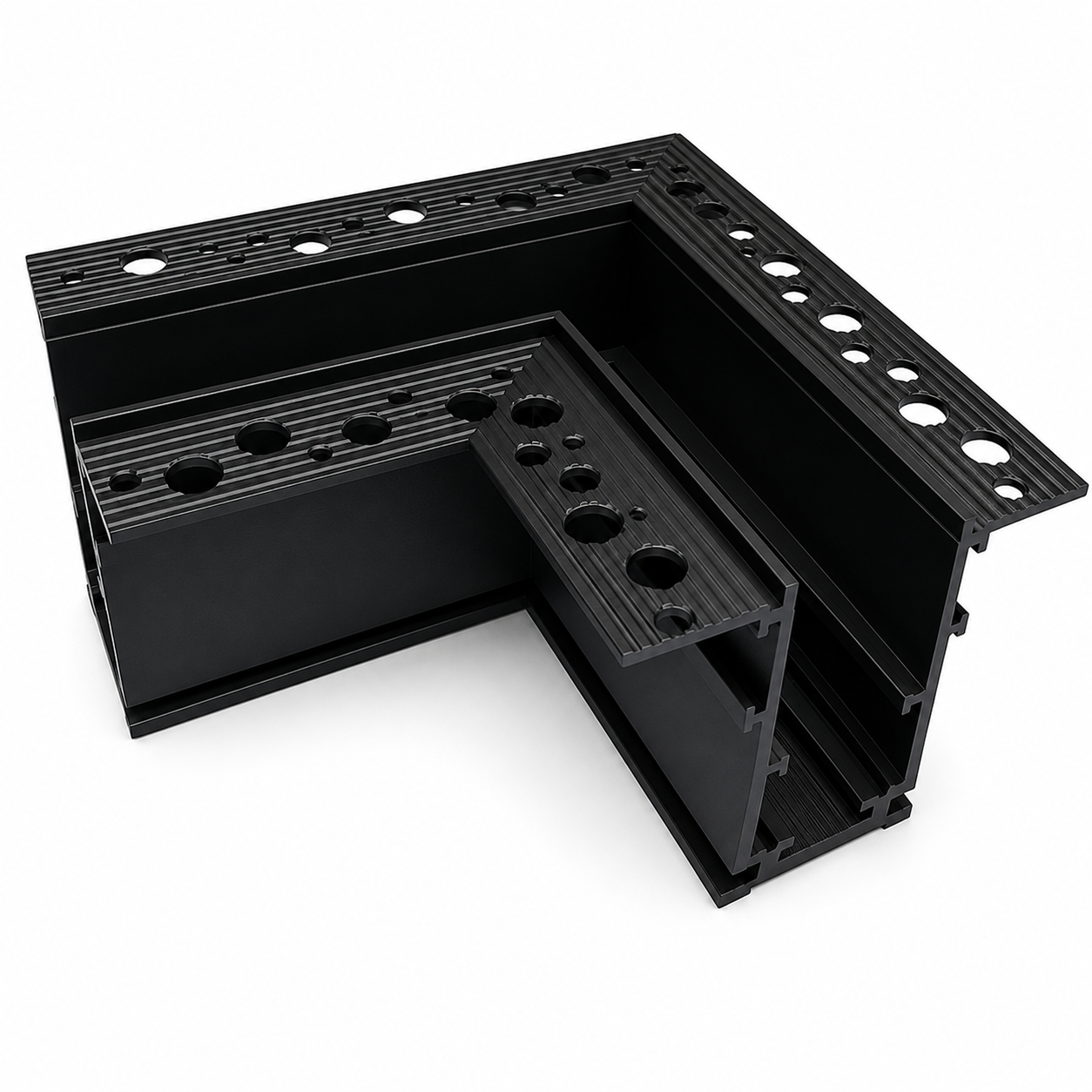 Corner connection for built-in magnetic busbar iKON-MAG-C90-2