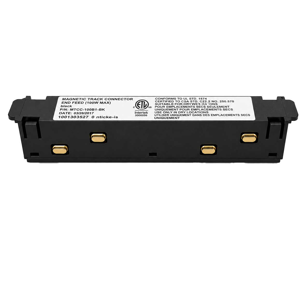 48V Magnetic Track Lighting Connector iKON-MAG-S