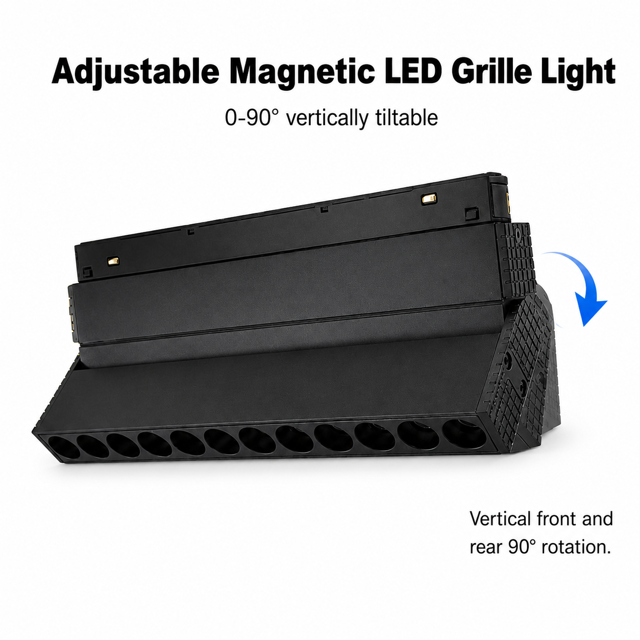 48V Magnetic LED Adjustable Grille Light iKON-MAG01-GLA-12W