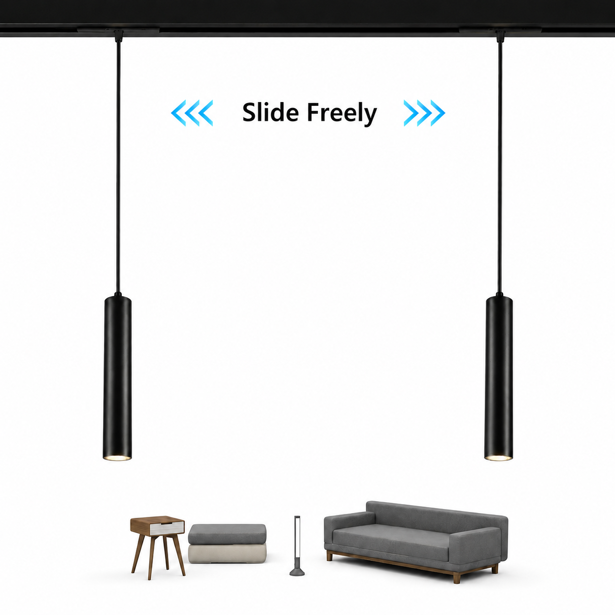 48V Magnetic Pendant Light iKON-MAG01-PD-10W