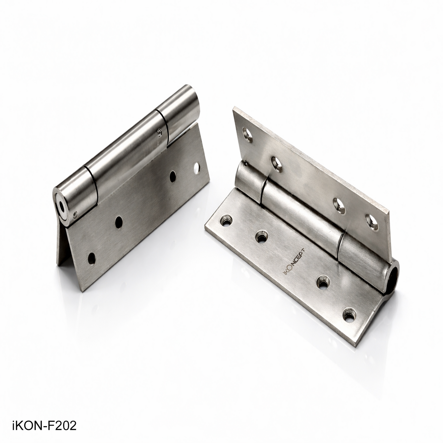 Satin Steel Ball Bearing iKON-F202 Hinges for Interior Doors (102x102x3mm)