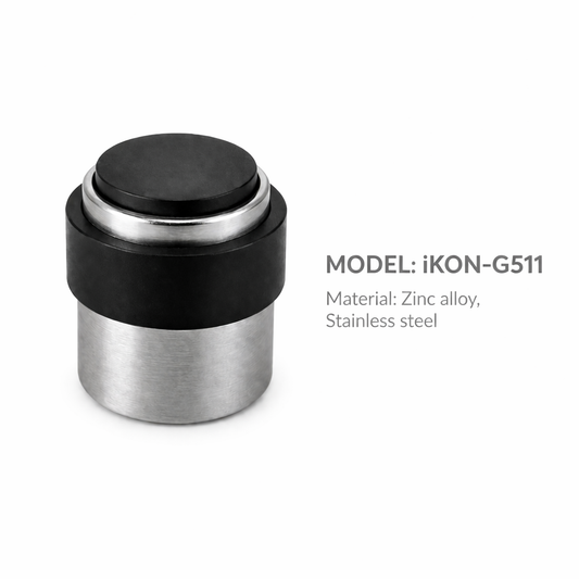 Cylindrical Floor-Mounted iKON-G511 Door Stopper
