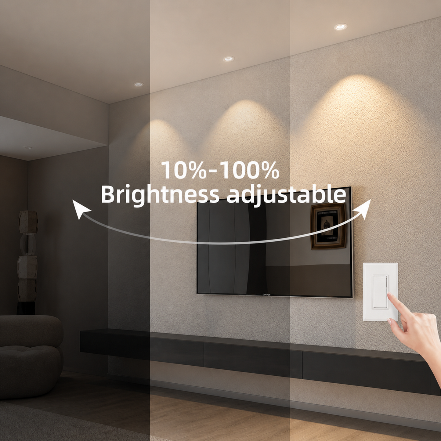 Round Trimless iKON-DL03-10W-RTL Downlight
