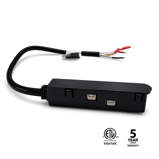 48V Magnetic Track Lighting Connector iKON-MAG-P