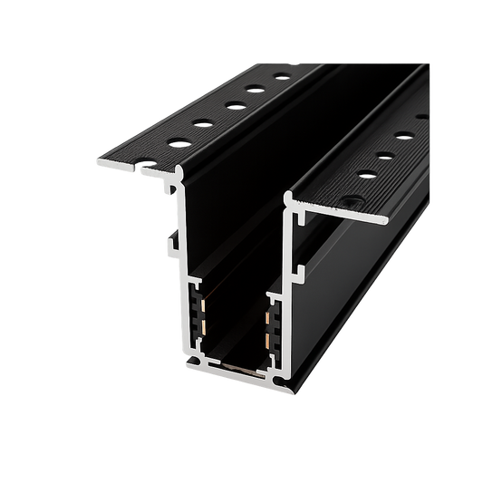 Plaster Flush Mounted Magnetic Track Rail iKON-MAG-TR-FM-3000
