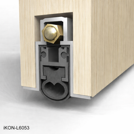 Automatic Drop-Down Door Bottom Seal – Heavy-Duty Neoprene Soundproofing & Weather Strip iKON-L6053