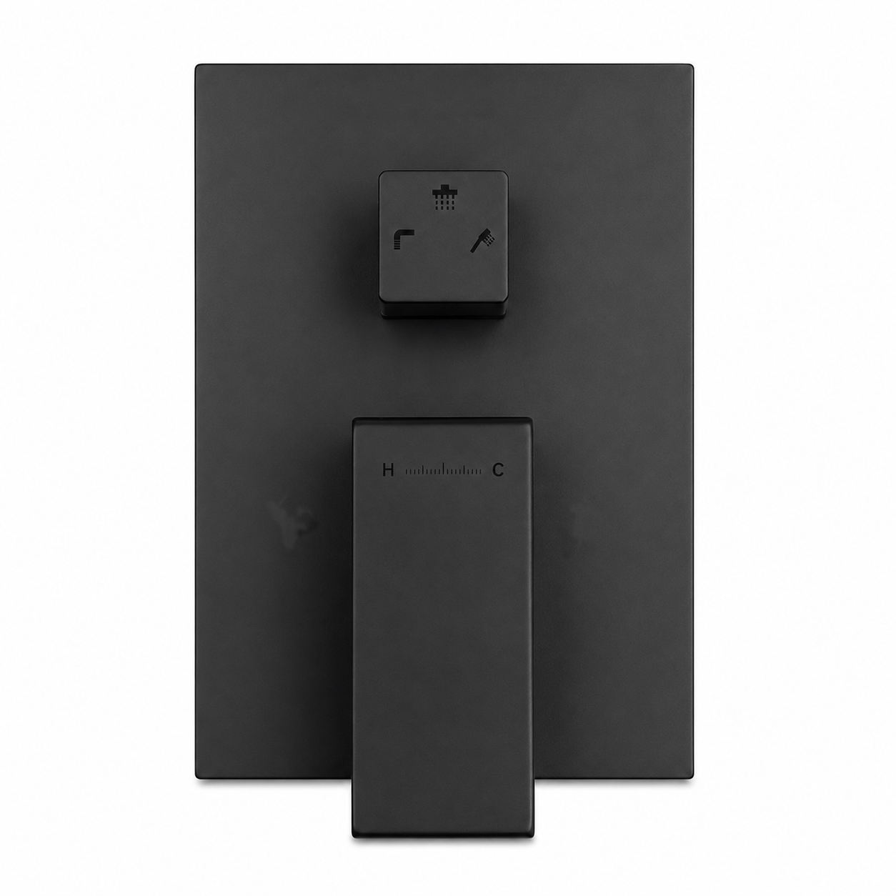 Square Wall-Mounted Concealed 3-Way Shower Valve with Pressure Balancing and Trim Plate iKON-MT603000