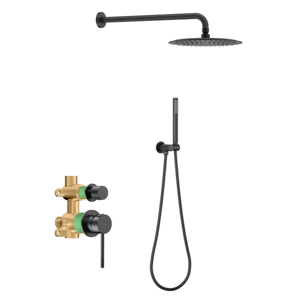 Circular Modern Concealed Wall-Mounted Shower System iKON-AB302004