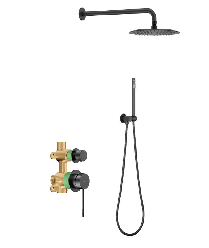 Circular Modern Concealed Wall-Mounted Shower System iKON-AB302004