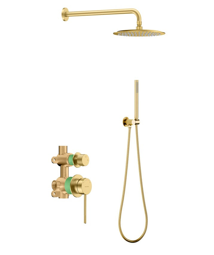 Circular Modern Concealed Wall-Mounted Shower System iKON-AB302004