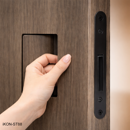 Pocket door locker iKON-ST88 with knob