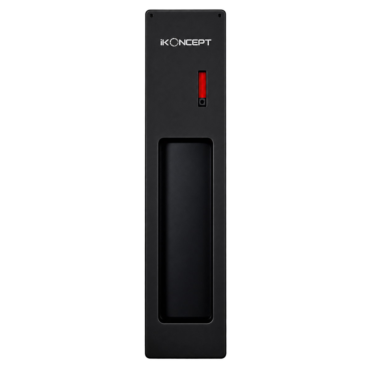 Matte Black Flush Privacy iKON-ST919 Lock for Sliding and Pocket Doors
