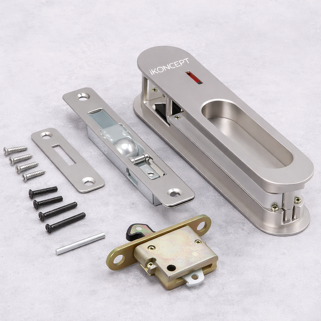 Oval Sliding iKON-ST929 Door Lock with Occupancy Indicator
