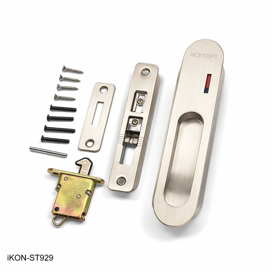Oval Sliding iKON-ST929 Door Lock with Occupancy Indicator